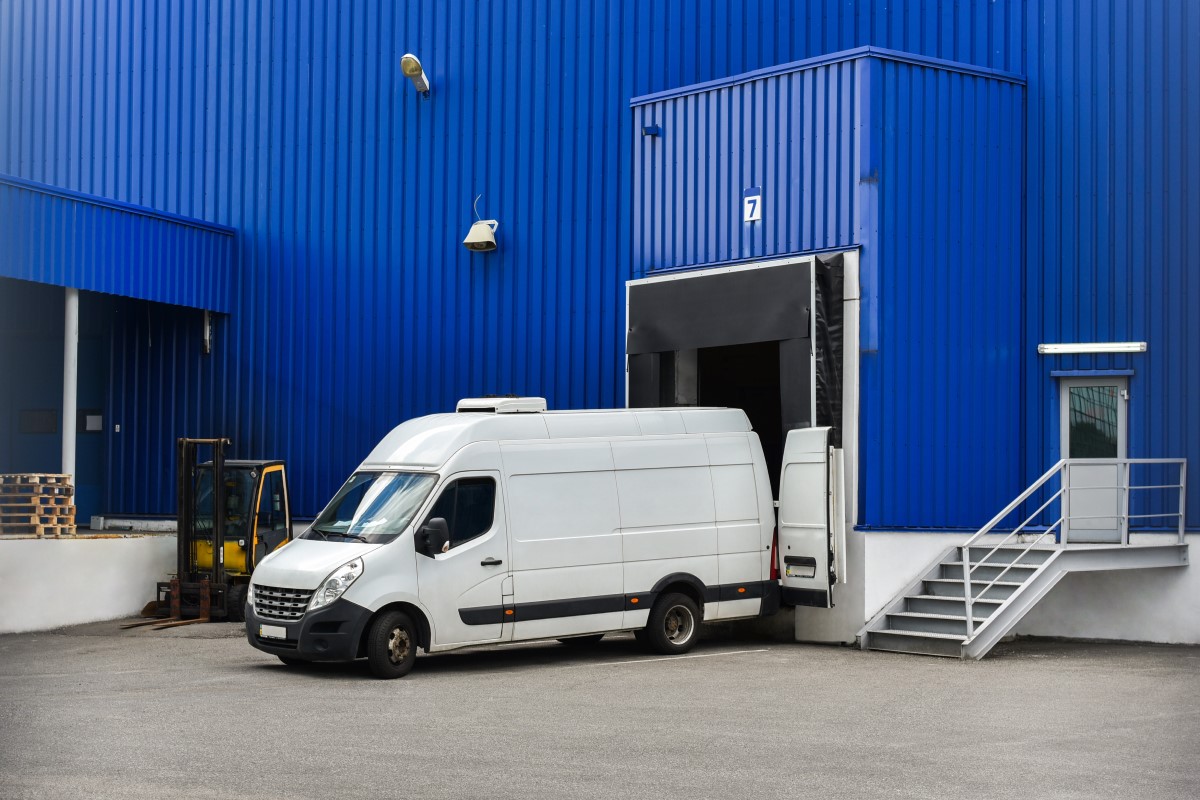 White-Delivery-Van-Warehouse