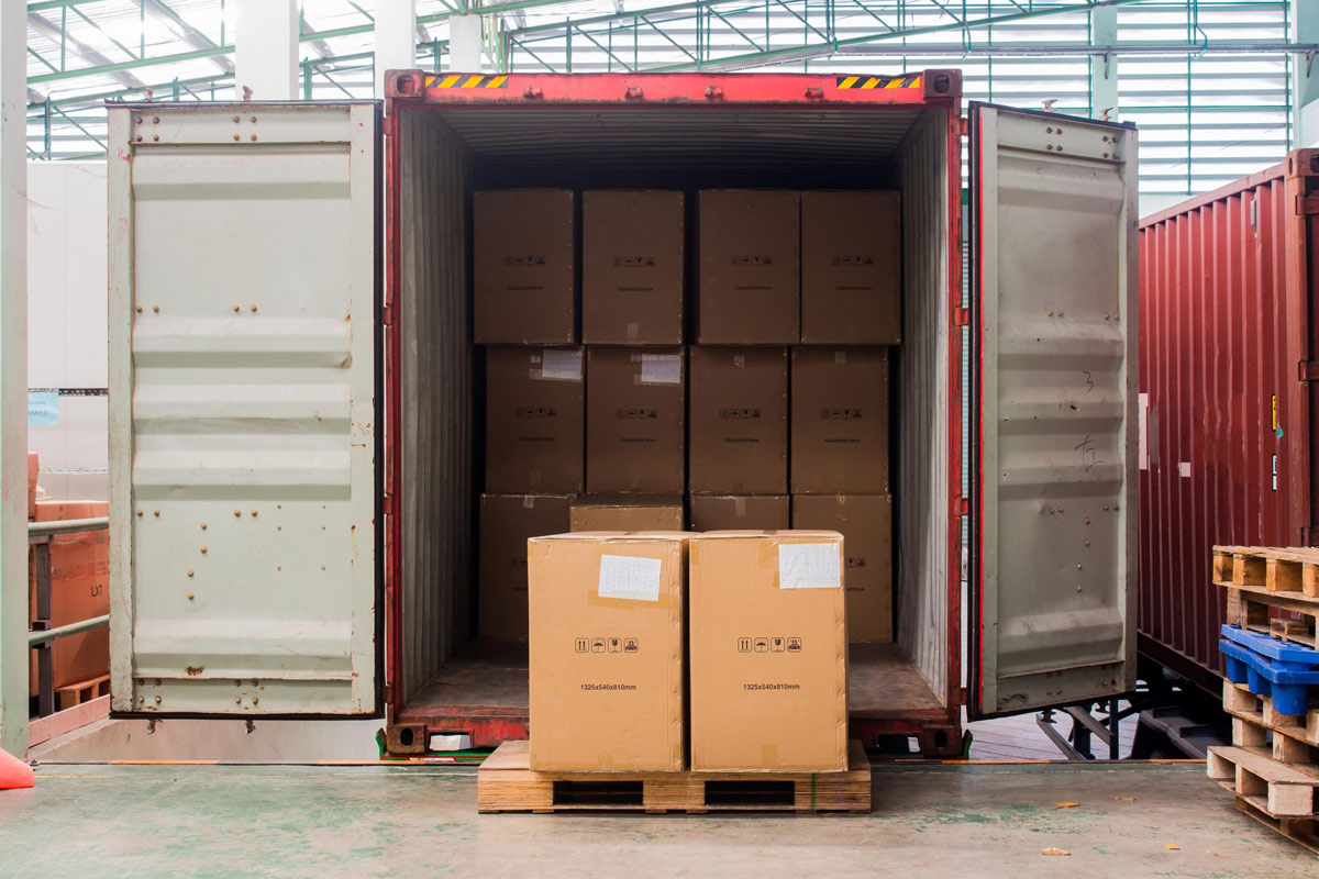 Container and crates